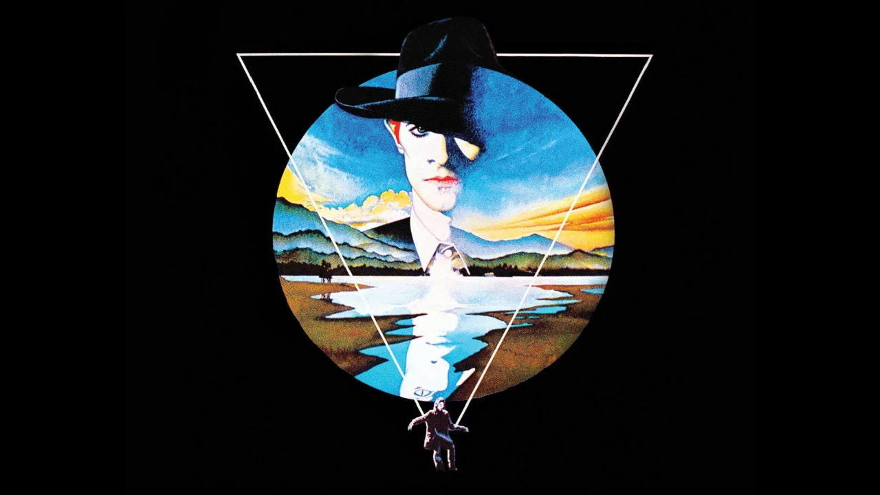 The Man Who Fell to Earth (1976) home theater movie art - The Popcorn Poster Store