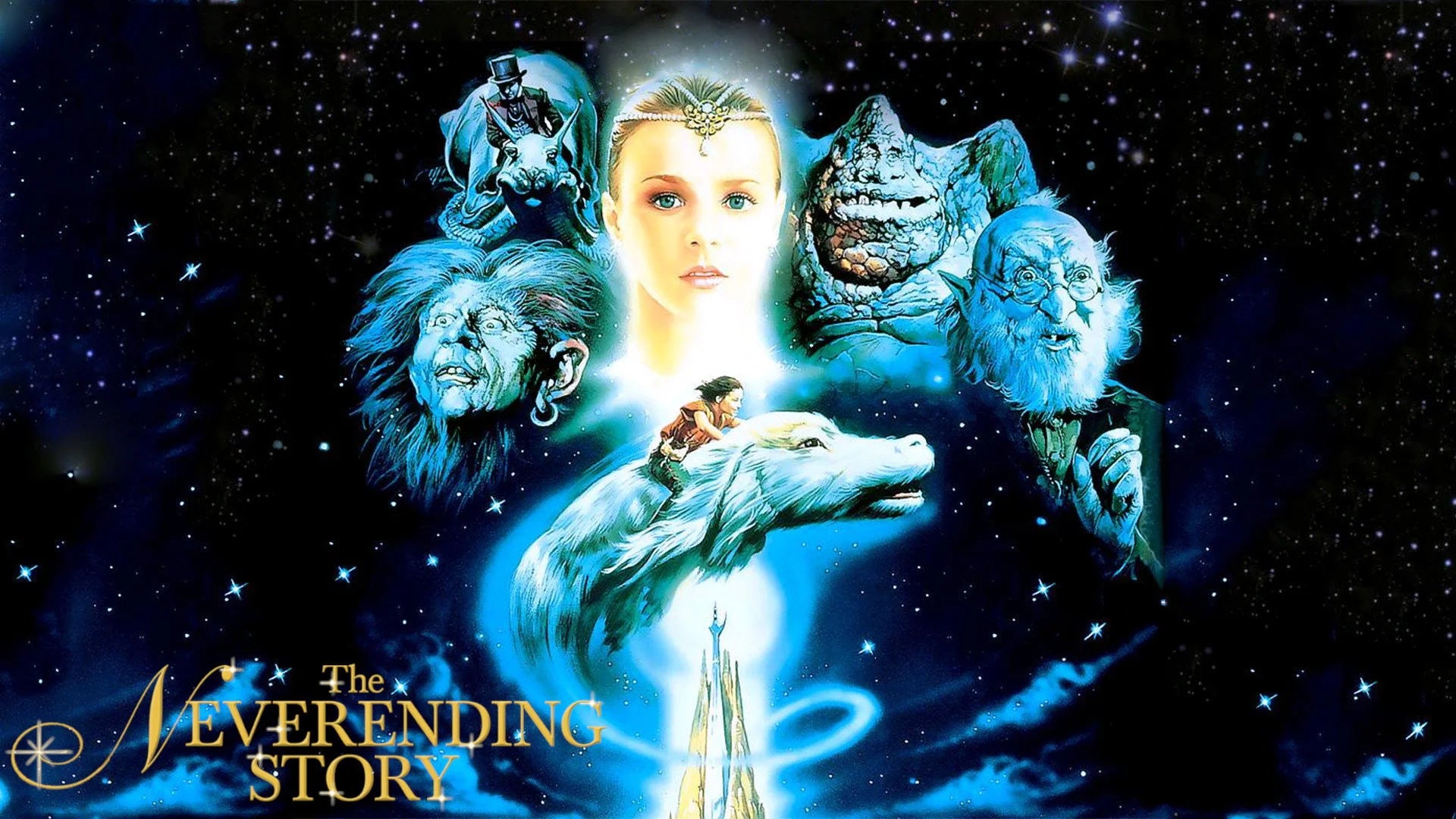 The NeverEnding Story (1984) home theater movie art - The Popcorn Poster Store