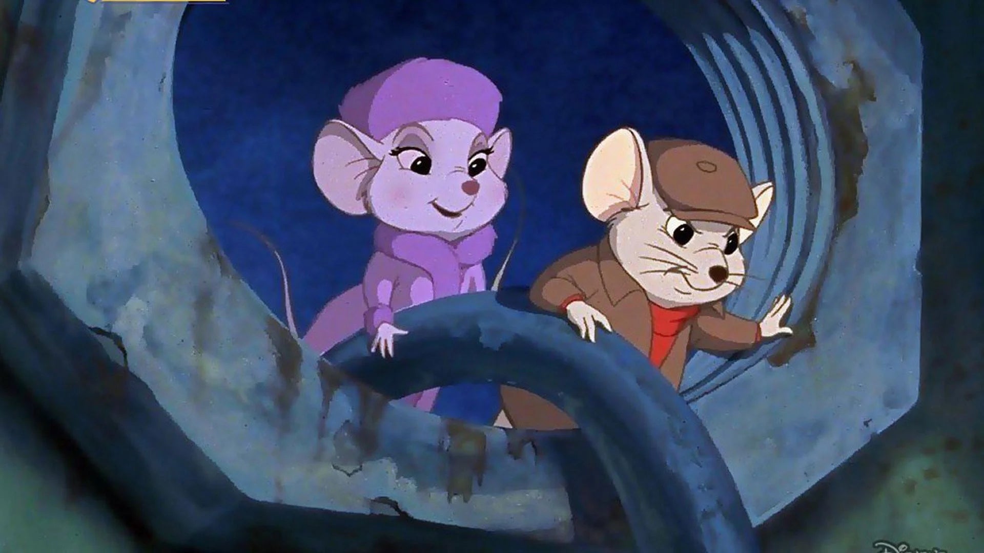 The Rescuers (1977) home theater movie art - The Popcorn Poster Store