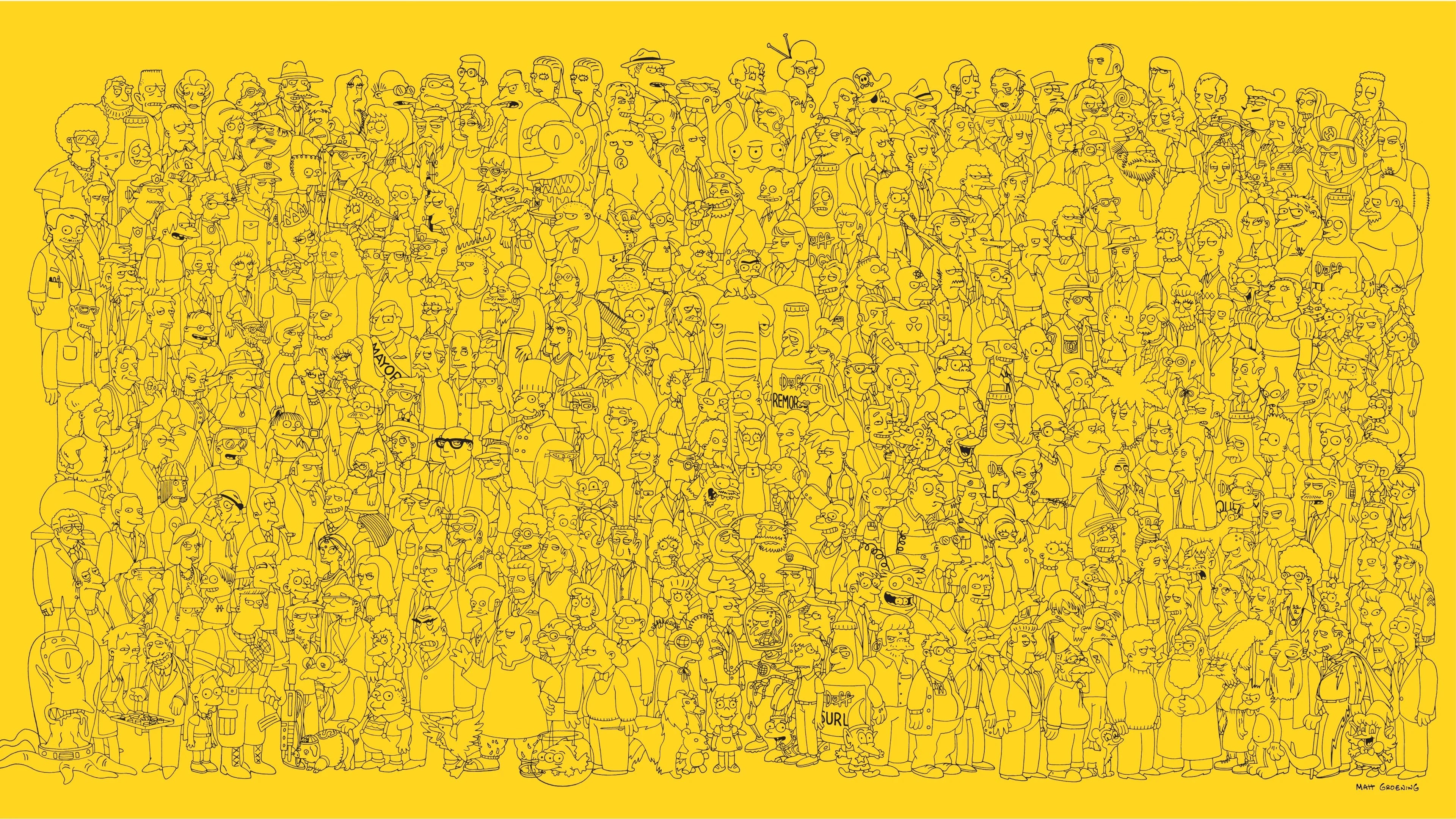 The Simpsons (1989) home theater movie art - The Popcorn Poster Store
