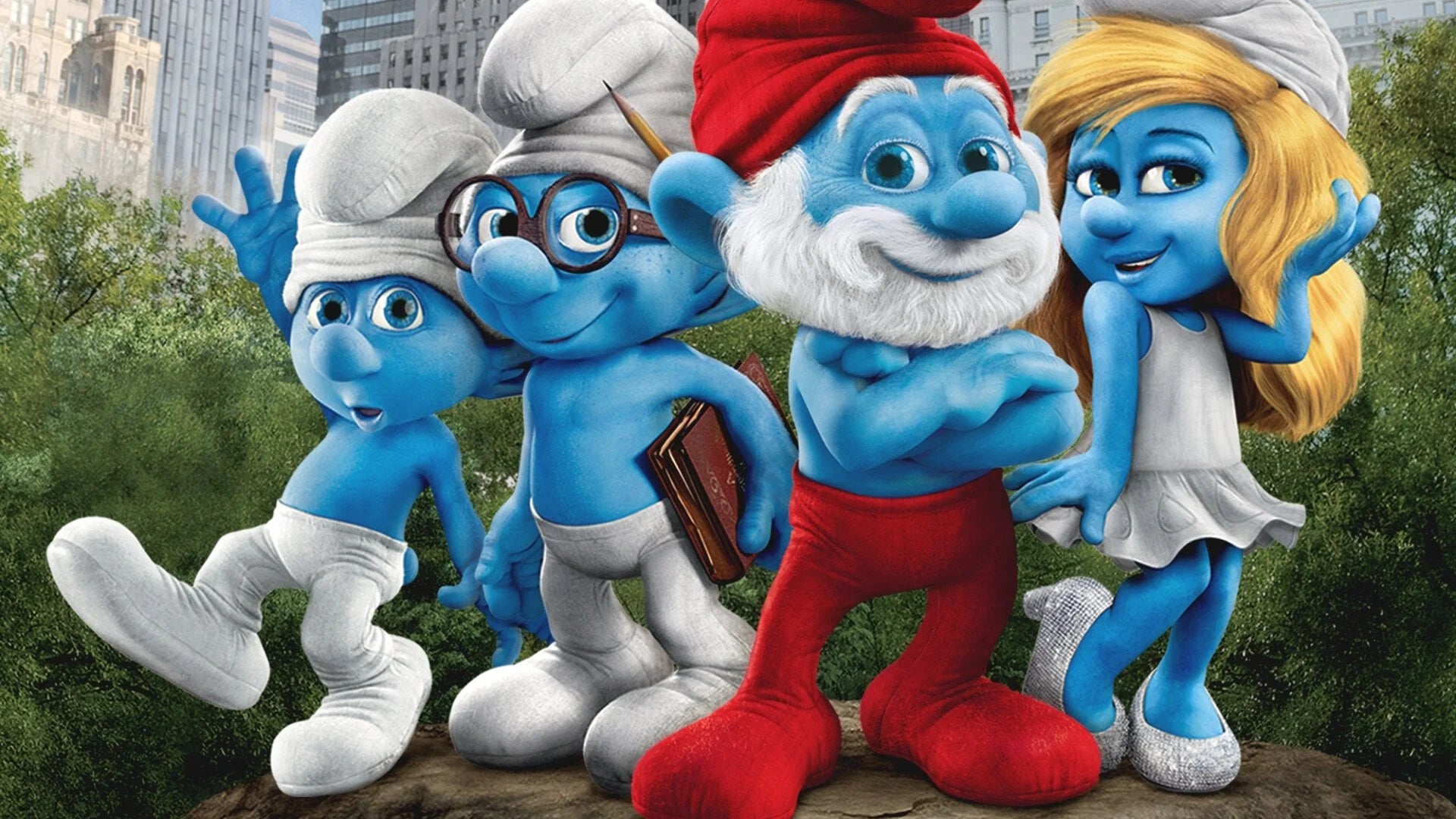 The Smurfs (2011) home theater movie art - The Popcorn Poster Store