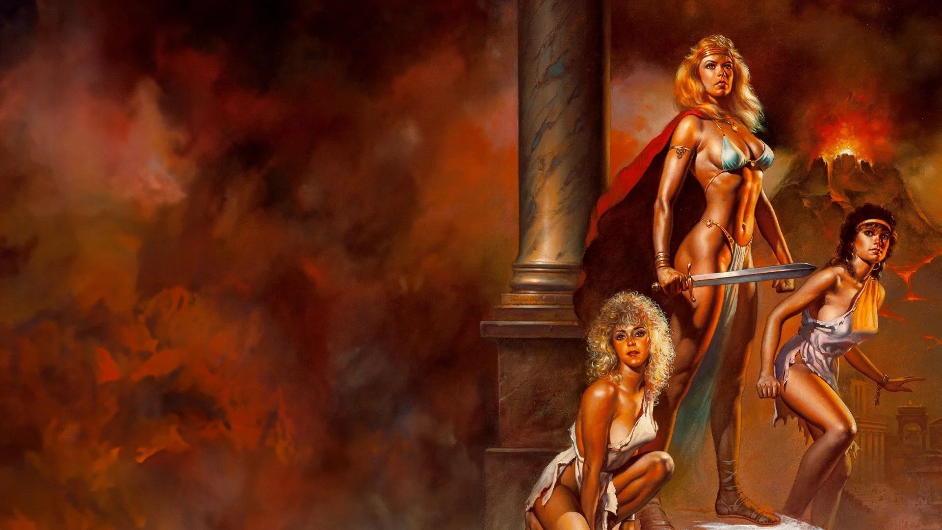 Warrior Queen (1987) home theater movie art - The Popcorn Poster Store