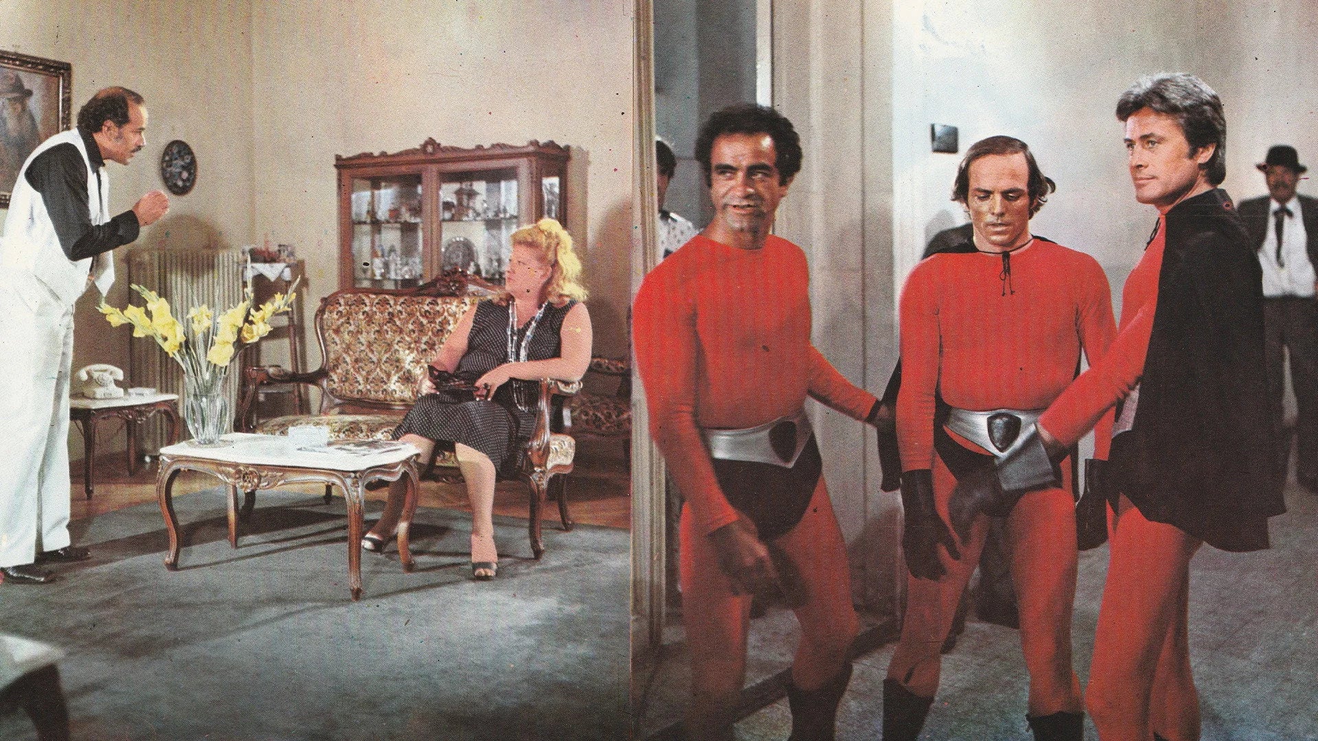 Perfect 3 Supermen Against Godfather (1979) Man Cave wall filler - Popcorn Poster Gallery
