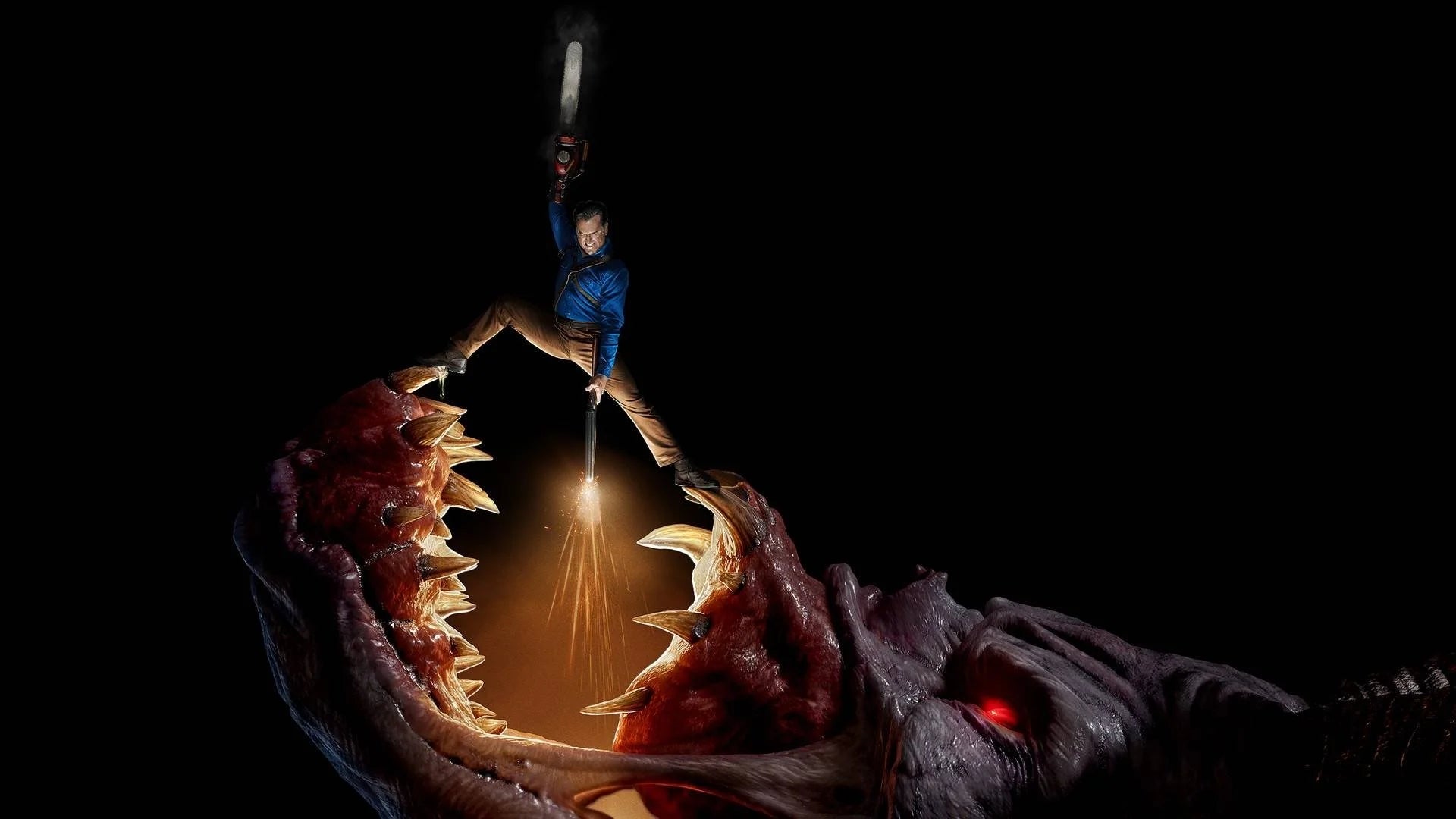 Perfect Ash vs Evil Dead (2015) Man Cave wall filler - Popcorn Poster Gallery