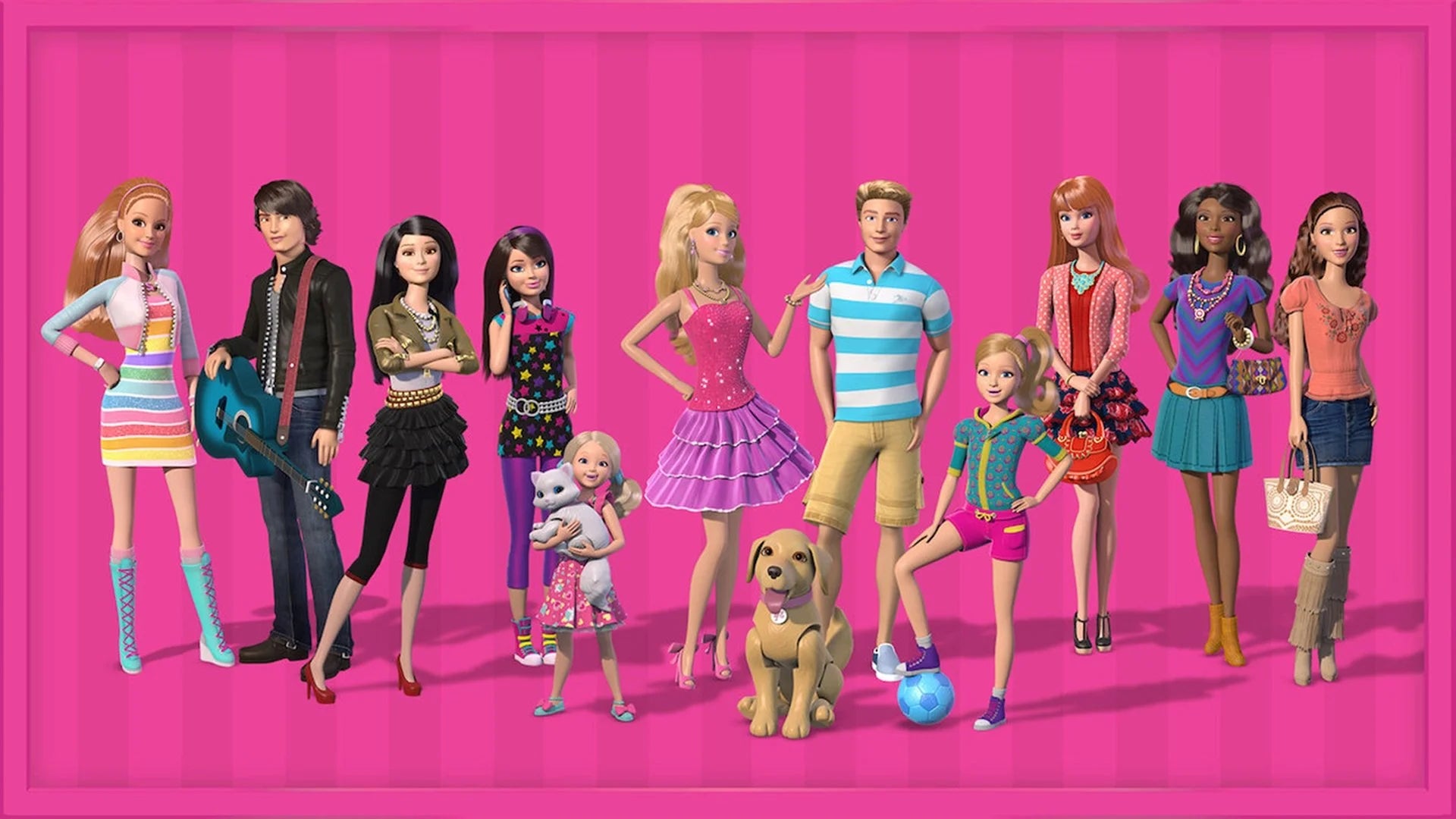 Perfect Barbie Life in the Dreamhouse (2012) Man Cave wall filler - Popcorn Poster Gallery