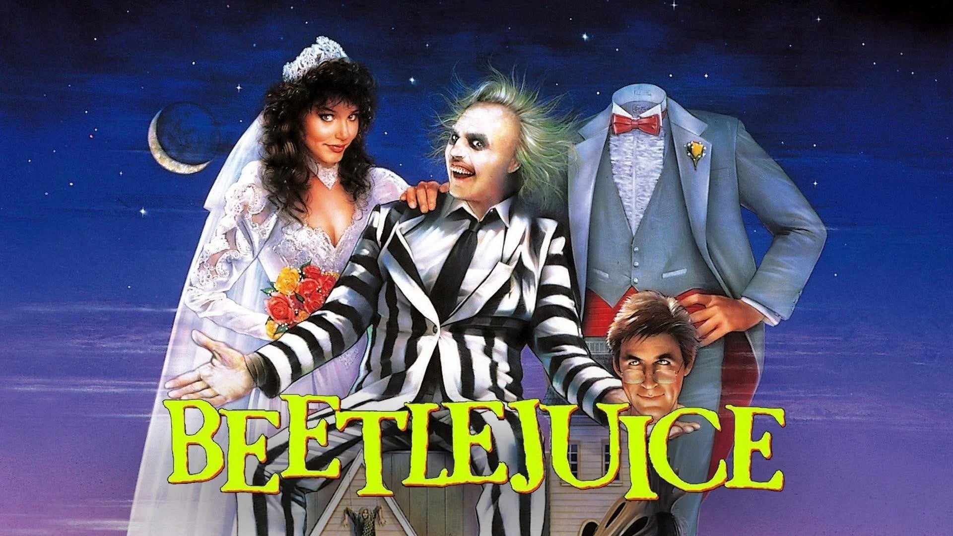 Perfect Beetlejuice (1988) Man Cave wall filler - Popcorn Poster Gallery