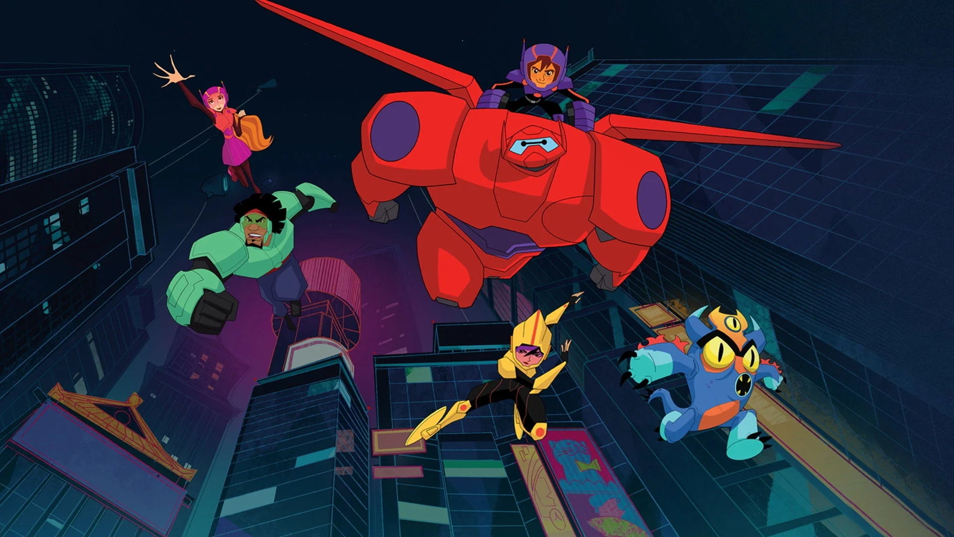 Perfect Big Hero 6 The Series (2017) Man Cave wall filler - Popcorn Poster Gallery