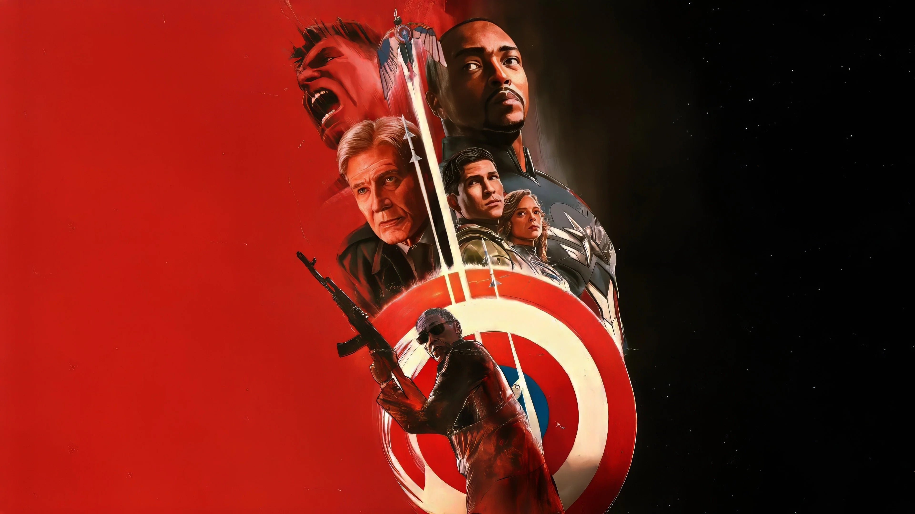 Perfect Captain America Brave New World (2025) Man Cave wall filler - Popcorn Poster Gallery