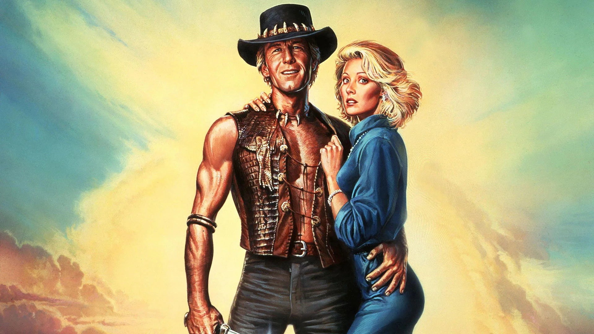 Perfect Crocodile Dundee (1986) Man Cave wall filler - Popcorn Poster Gallery