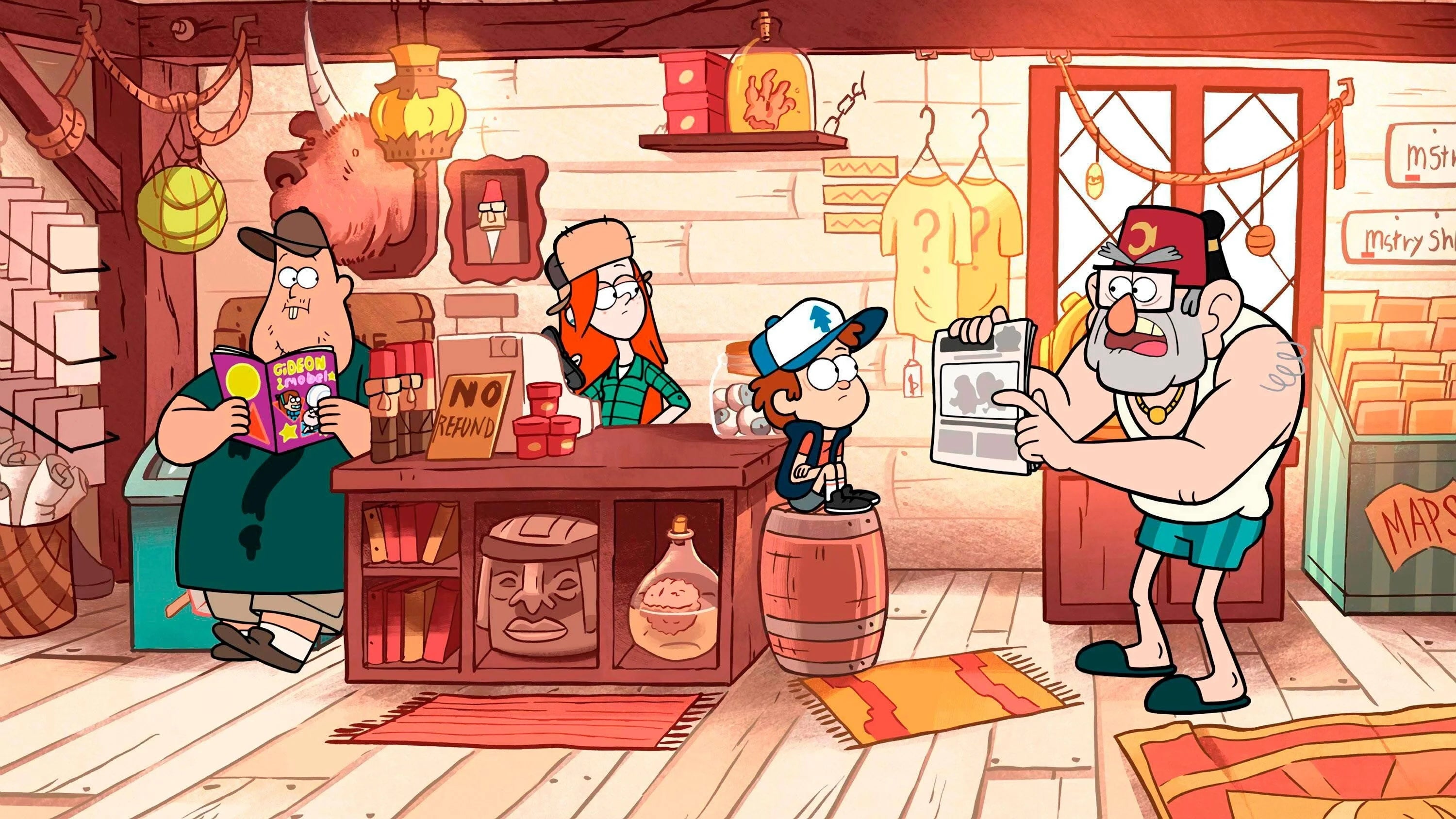 Perfect Gravity Falls (2012) Man Cave wall filler - Popcorn Poster Gallery