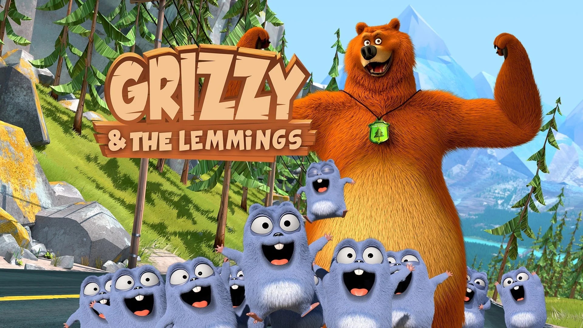 Perfect Grizzy & the Lemmings (2016) Man Cave wall filler - Popcorn Poster Gallery