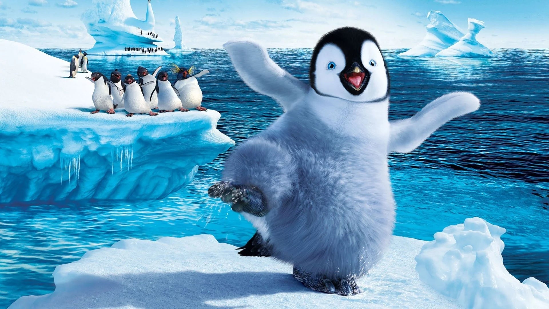 Perfect Happy Feet (2006) Man Cave wall filler - Popcorn Poster Gallery