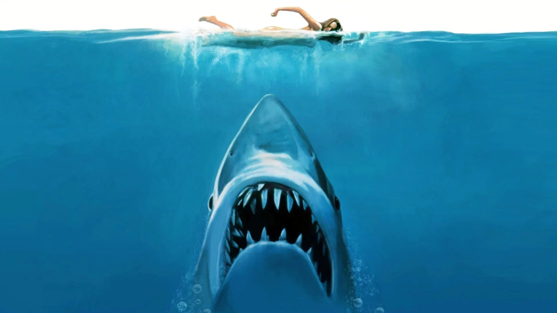 Perfect Jaws (1975) Man Cave wall filler - Popcorn Poster Gallery