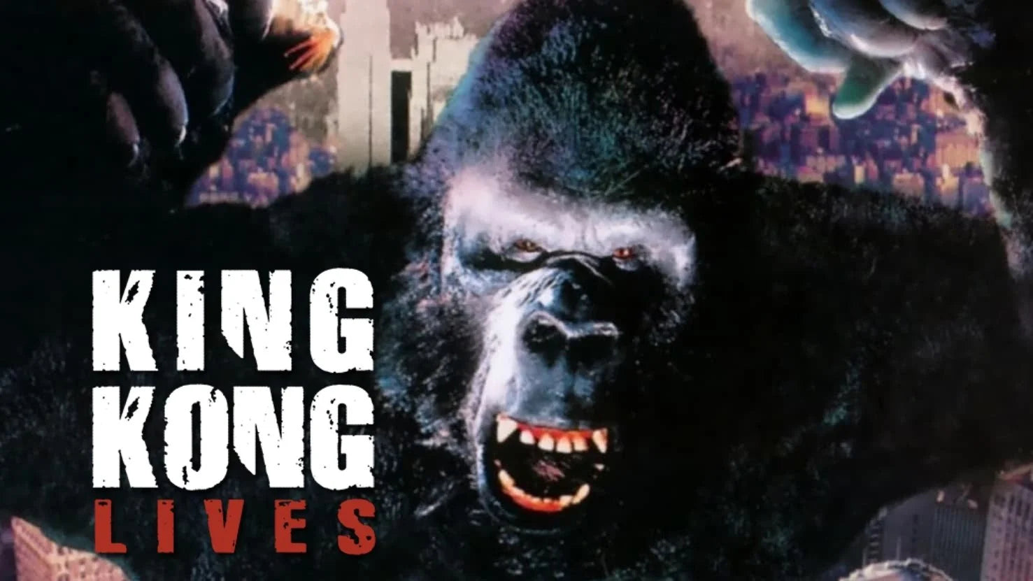 Perfect King Kong Lives (1986) Man Cave wall filler - Popcorn Poster Gallery