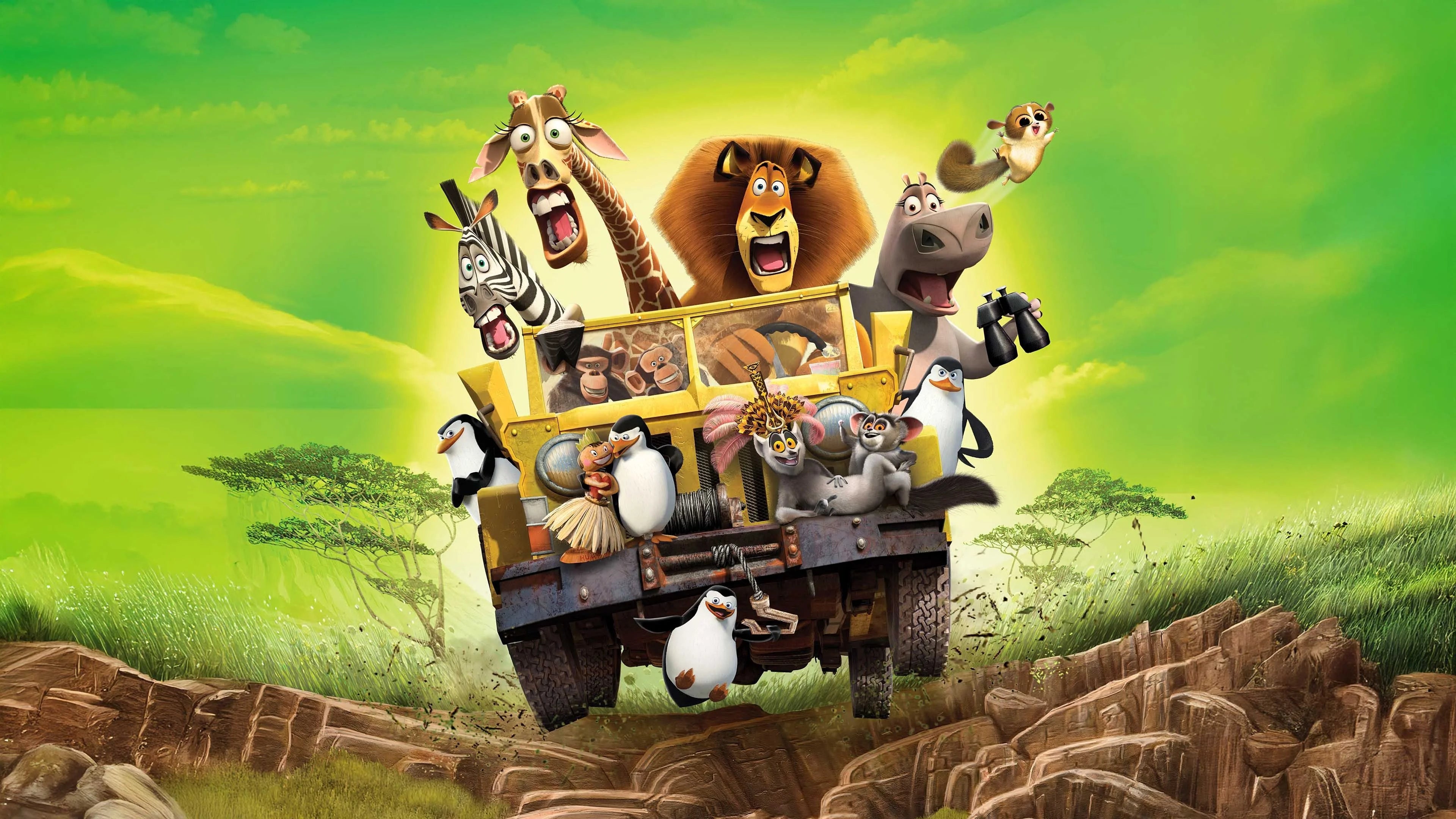 Perfect Madagascar Escape 2 Africa (2008) Man Cave wall filler - Popcorn Poster Gallery