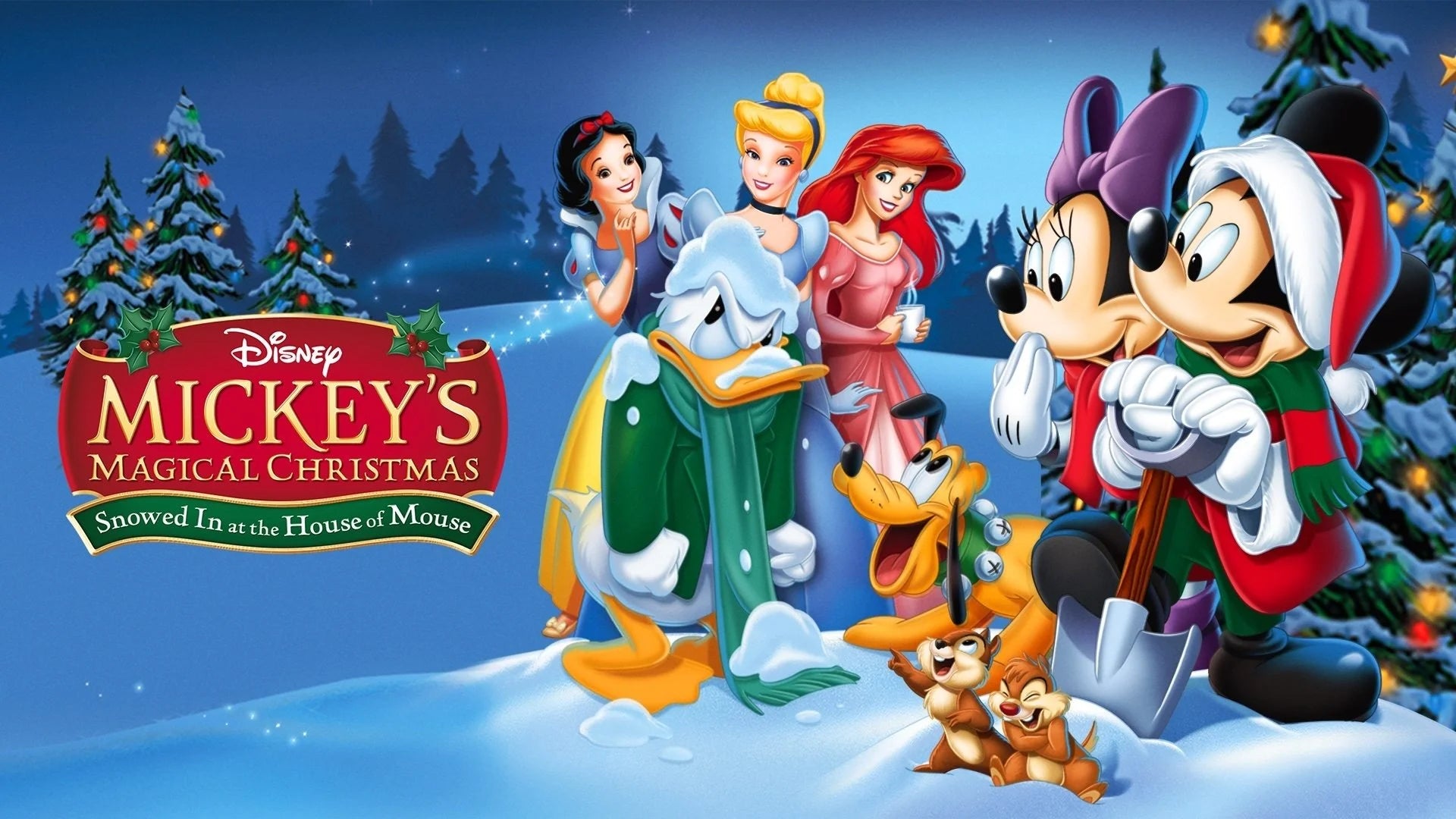 Perfect Mickey's Magical Christmas Snowed in at the House of Mouse (2001) Man Cave wall filler - Popcorn Poster Gallery