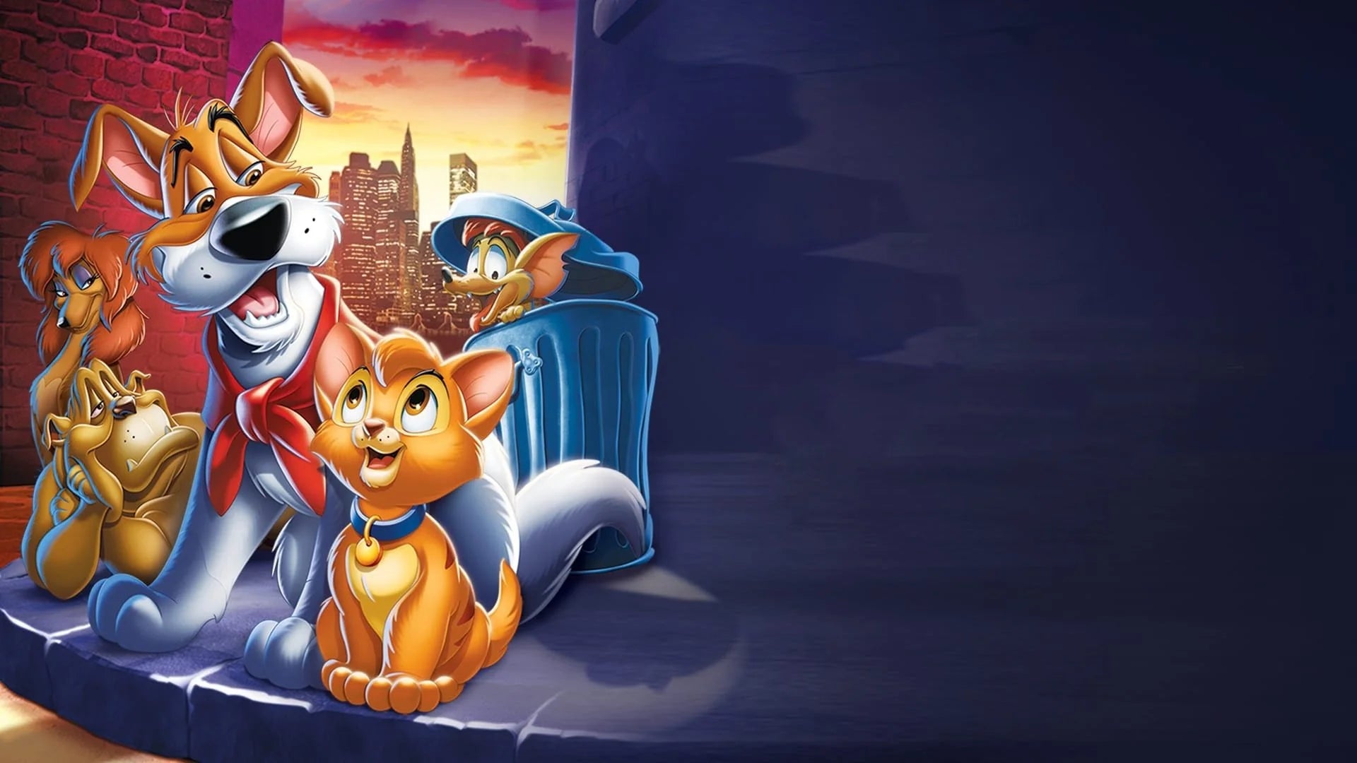 Perfect Oliver & Company (1988) Man Cave wall filler - Popcorn Poster Gallery