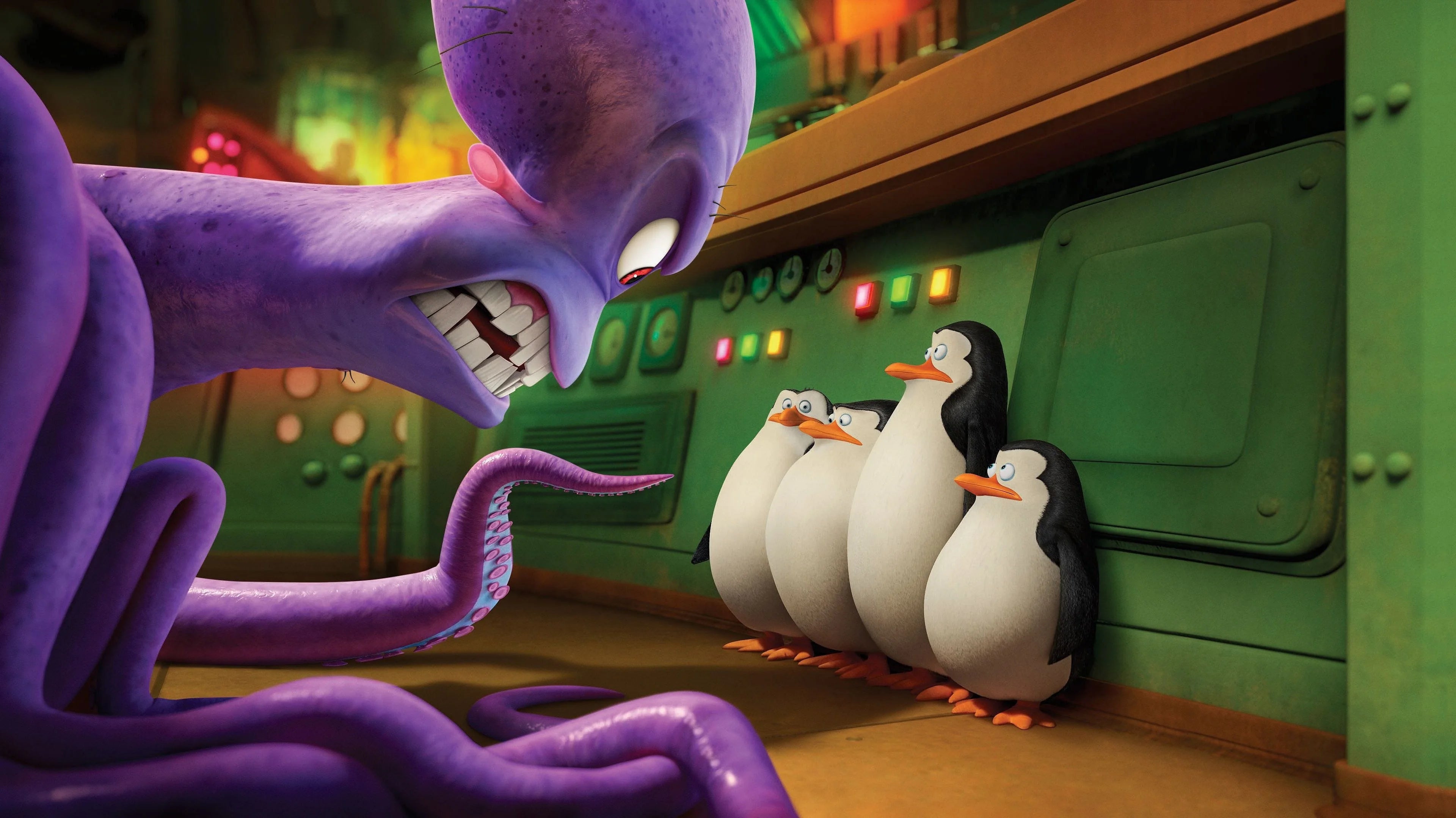 Perfect Penguins of Madagascar (2014) Man Cave wall filler - Popcorn Poster Gallery