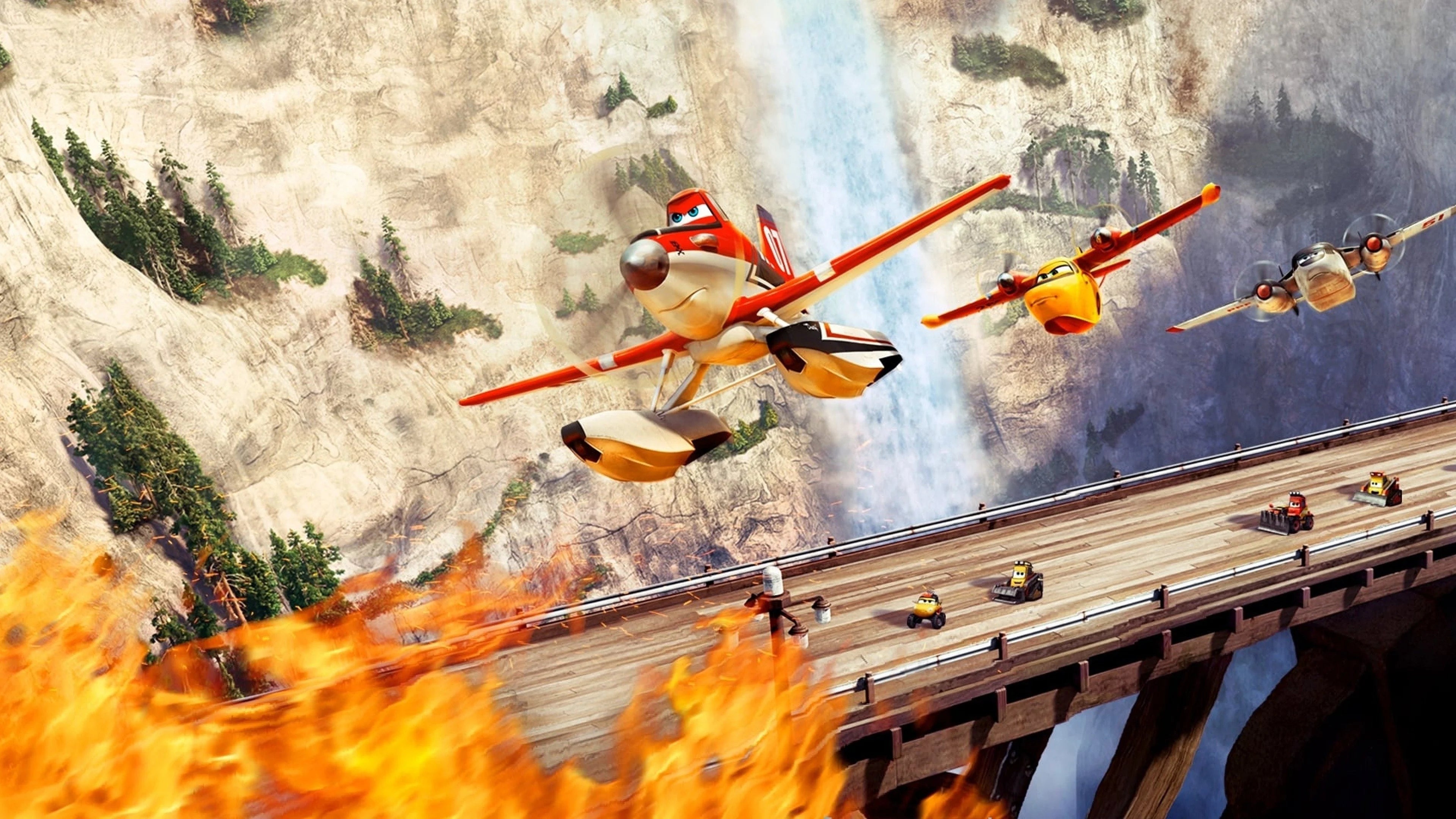 Perfect Planes Fire & Rescue (2014) Man Cave wall filler - Popcorn Poster Gallery