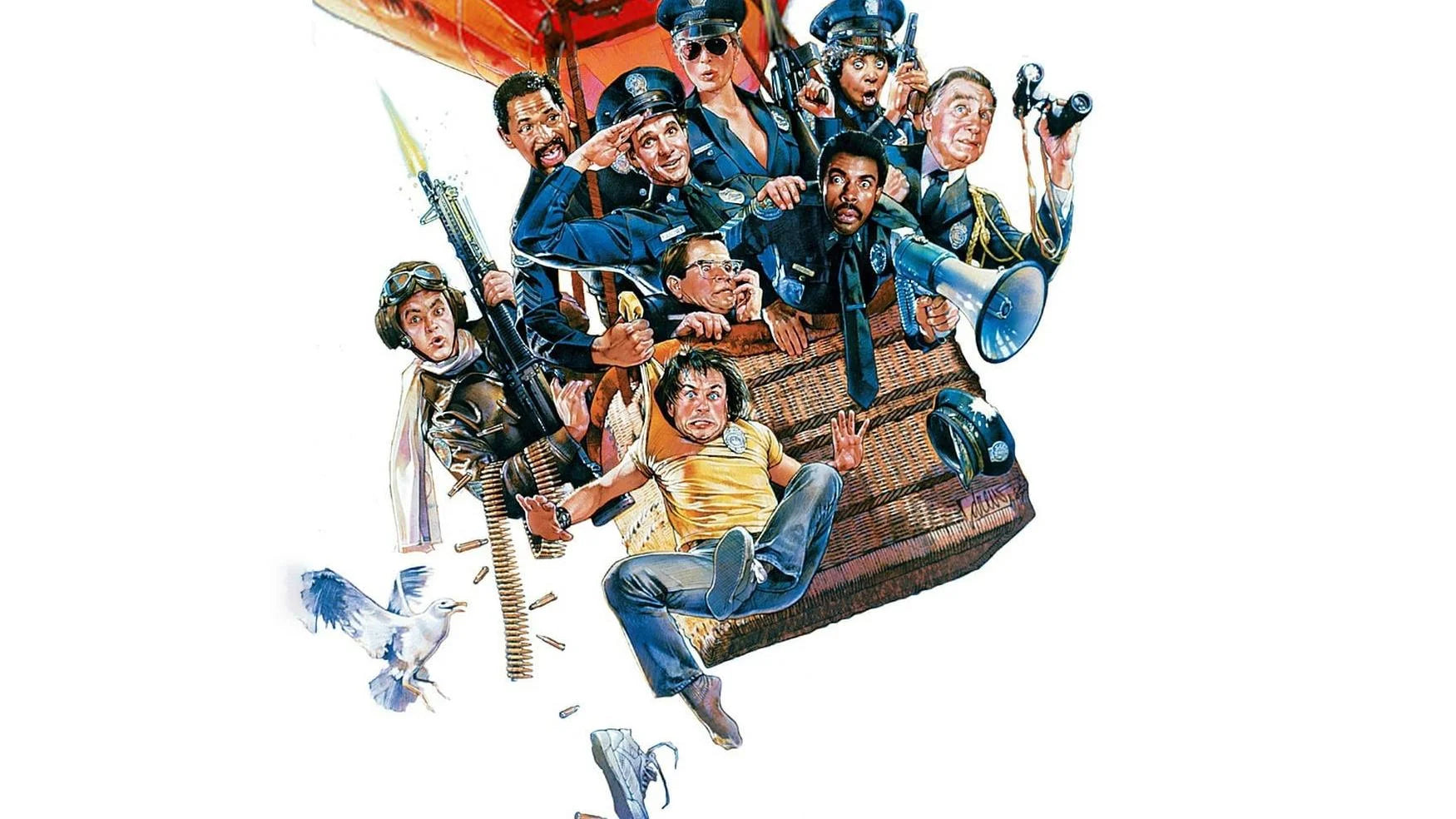 Perfect Police Academy 4 Citizens on Patrol (1987) Man Cave wall filler - Popcorn Poster Gallery