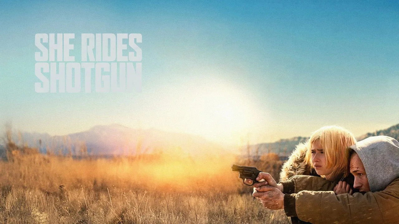 Perfect She Rides Shotgun (2025) Man Cave wall filler - Popcorn Poster Gallery