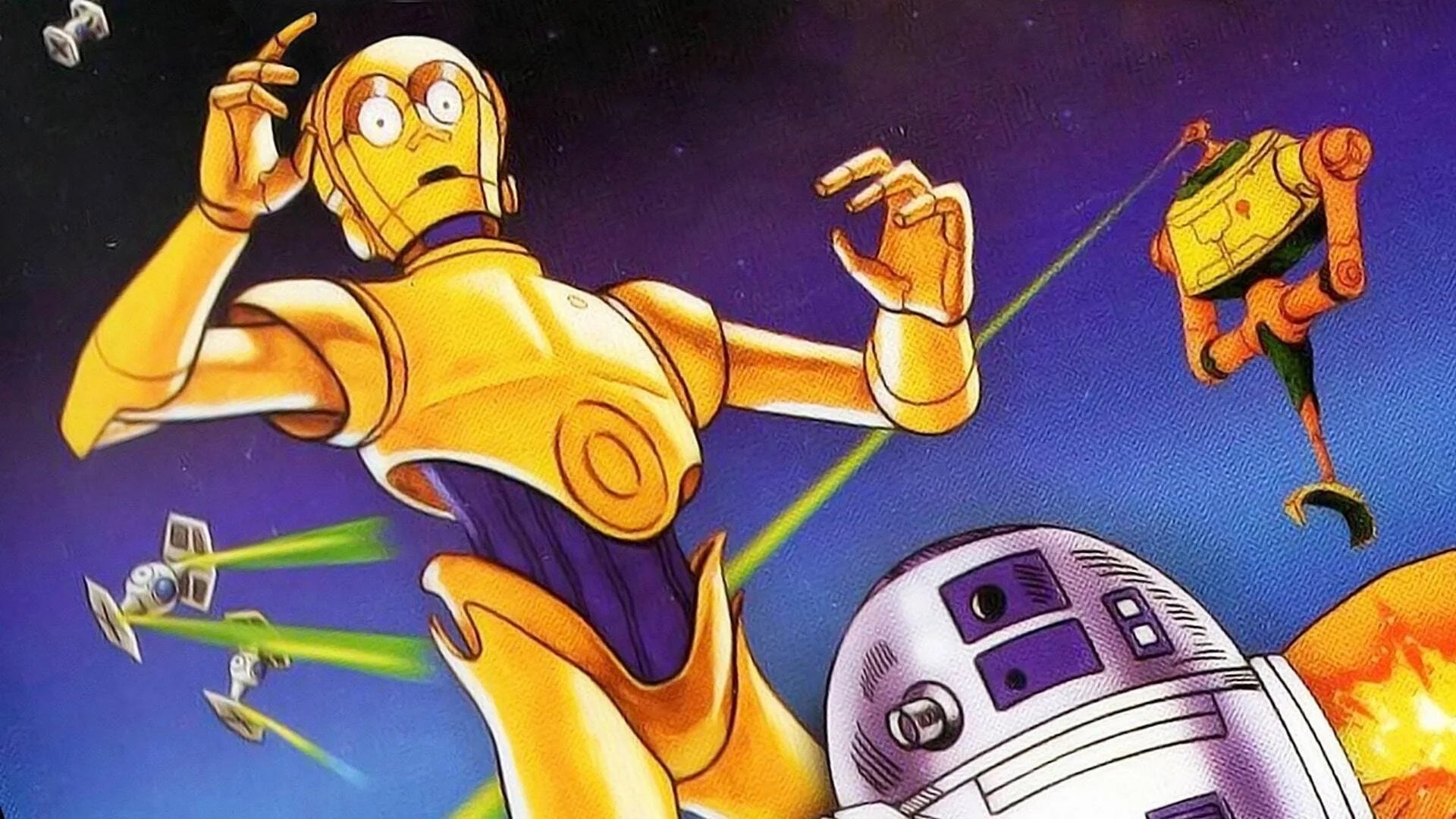 Perfect Star Wars Droids (1985) Man Cave wall filler - Popcorn Poster Gallery