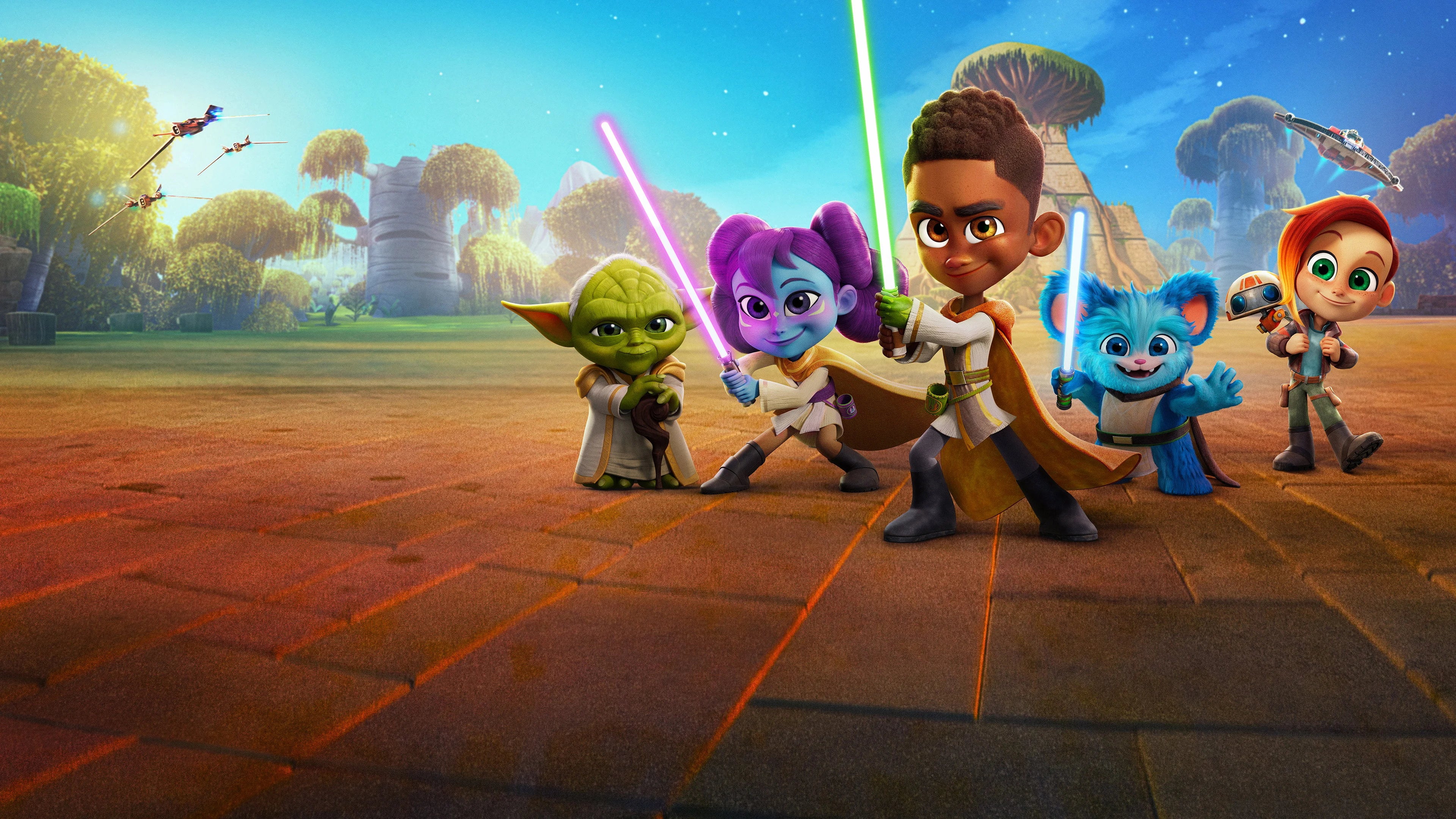 Perfect Star Wars Young Jedi Adventures (2023) Man Cave wall filler - Popcorn Poster Gallery
