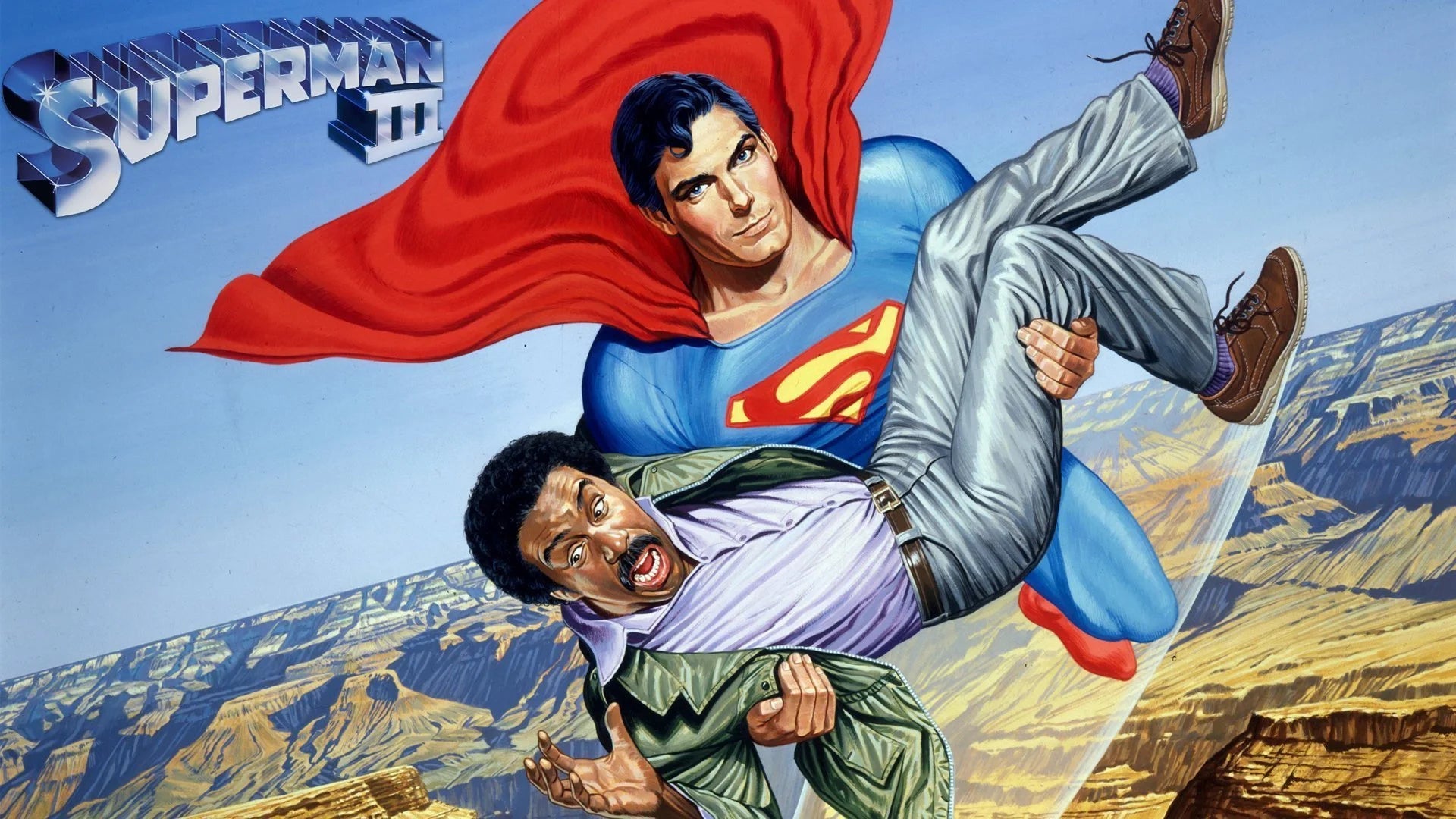 Perfect Superman III (1983) Man Cave wall filler - Popcorn Poster Gallery