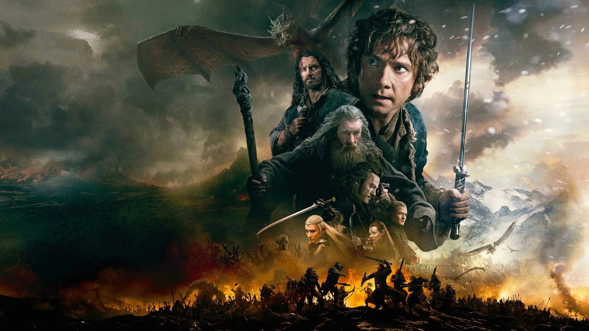 Perfect The Hobbit The Battle of the Five Armies (2014) Man Cave wall filler - Popcorn Poster Gallery