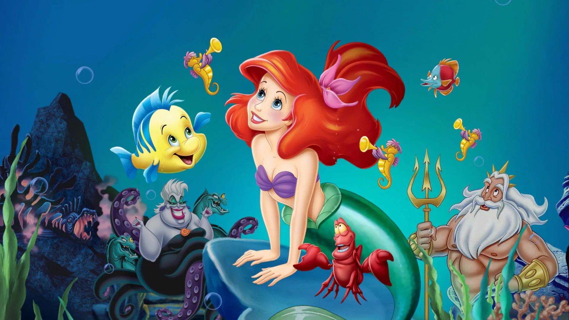 Perfect The Little Mermaid (1989) Man Cave wall filler - Popcorn Poster Gallery