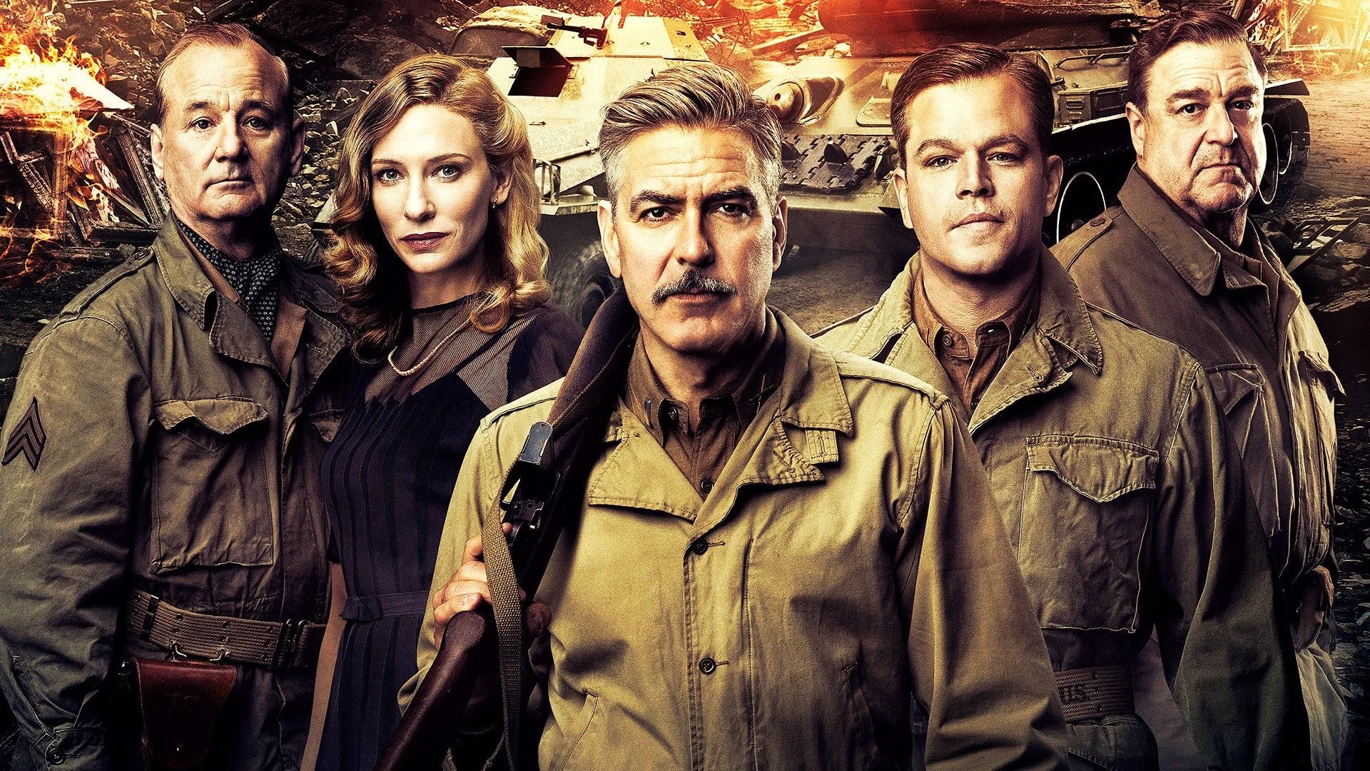 Perfect The Monuments Men (2014) Man Cave wall filler - Popcorn Poster Gallery