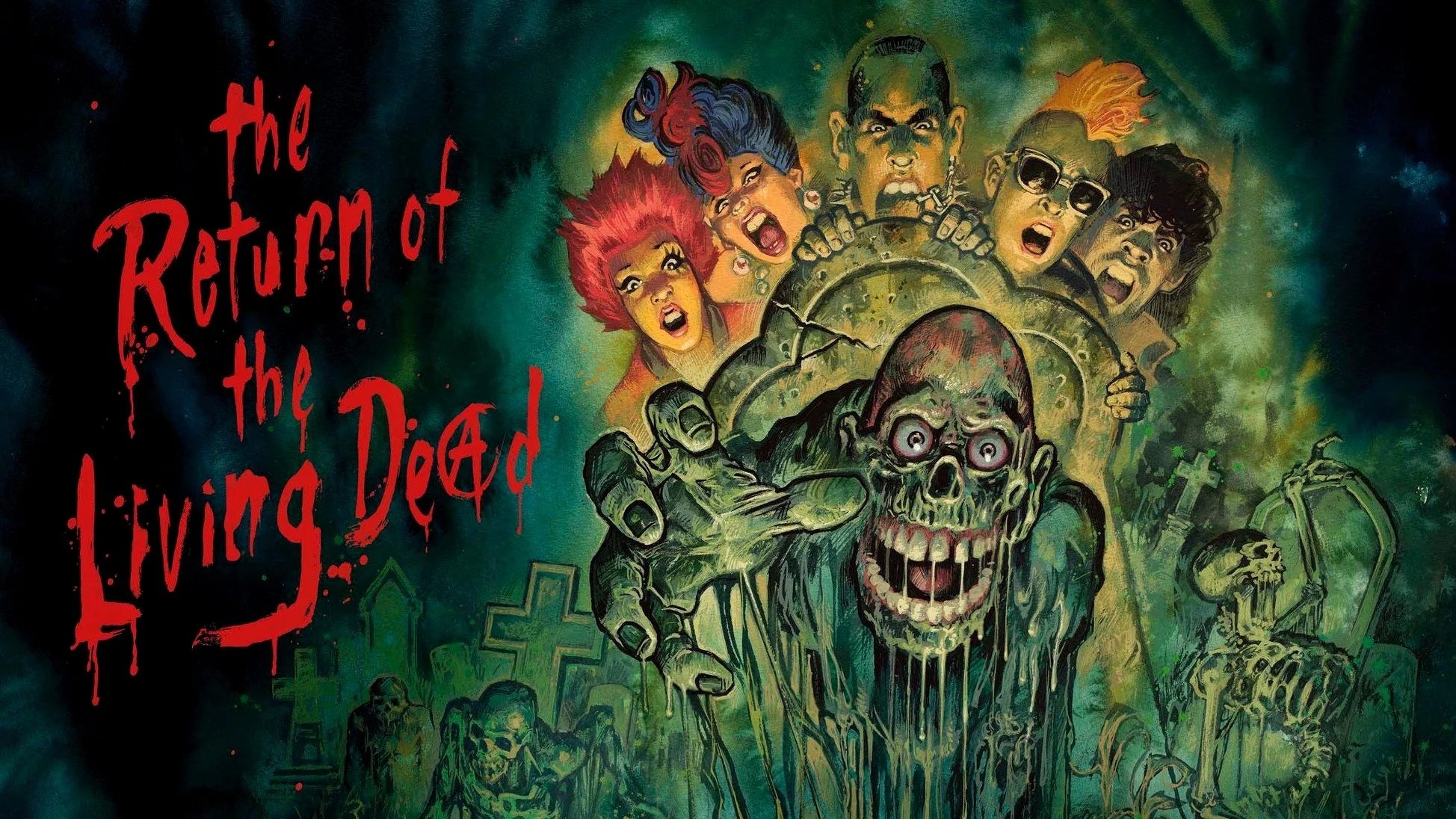 Perfect The Return of the Living Dead (1985) Man Cave wall filler - Popcorn Poster Gallery