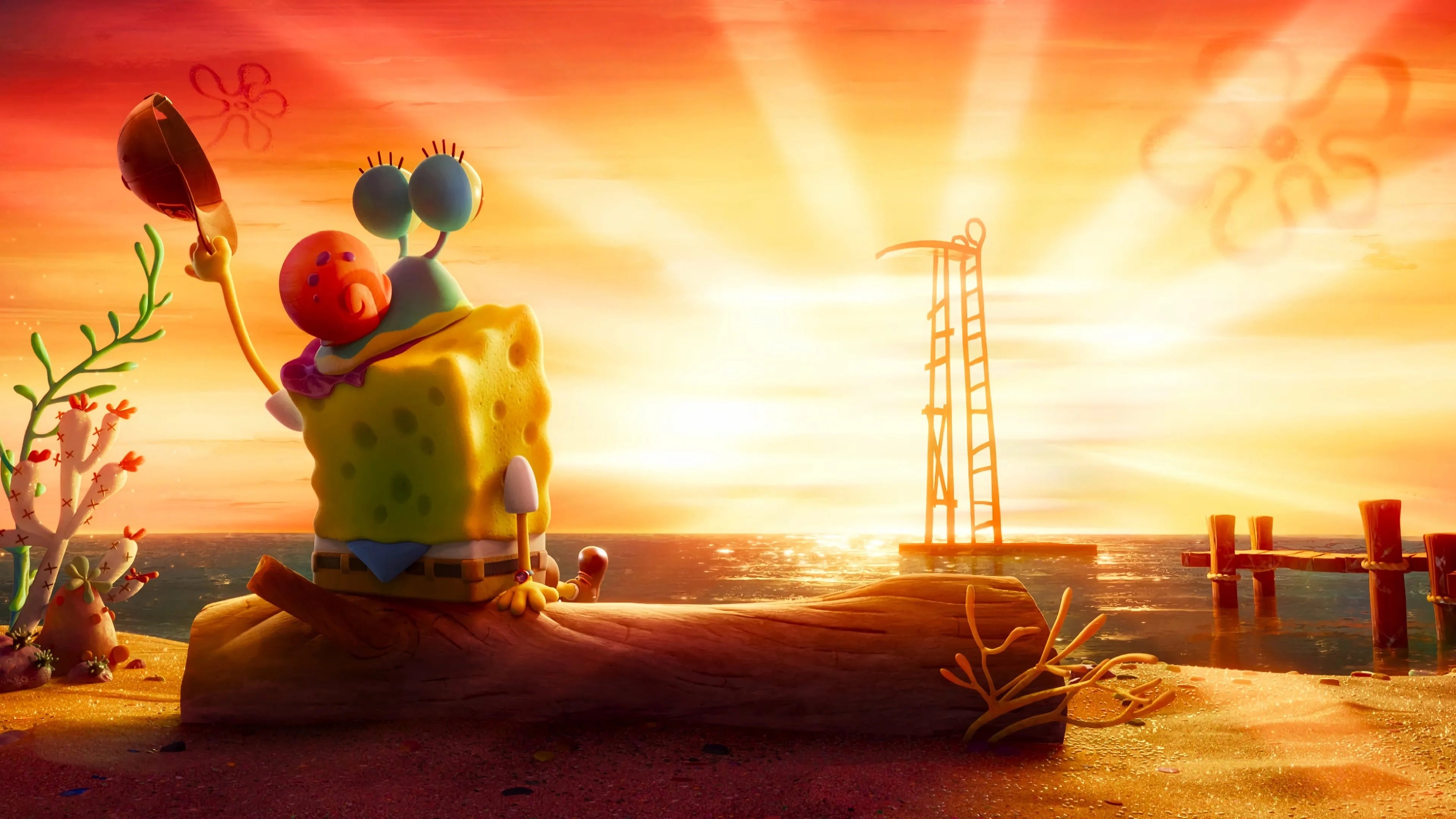 Perfect The SpongeBob Movie Sponge on the Run (2020) Man Cave wall filler - Popcorn Poster Gallery