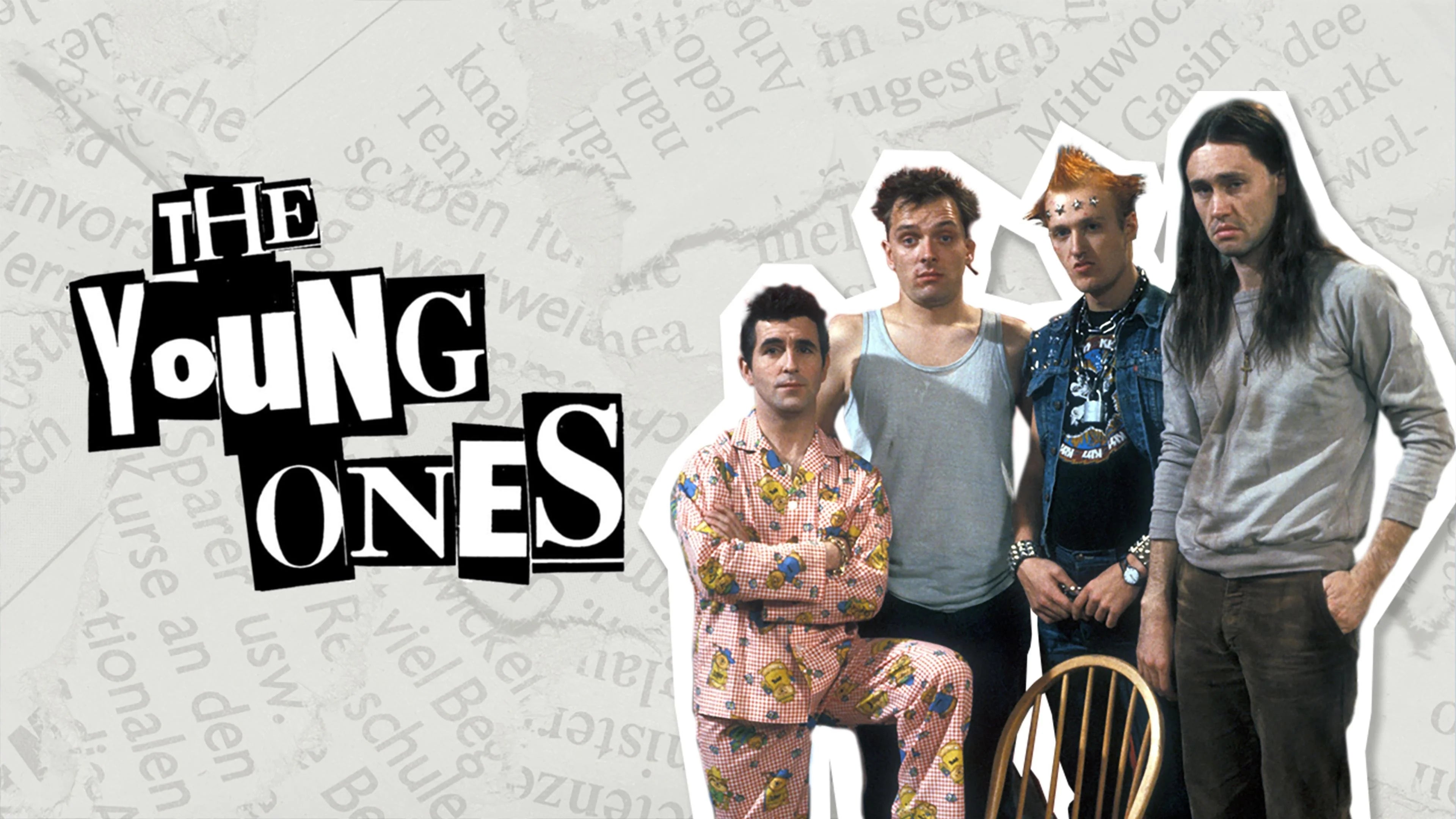 Perfect The Young Ones (1982) Man Cave wall filler - Popcorn Poster Gallery