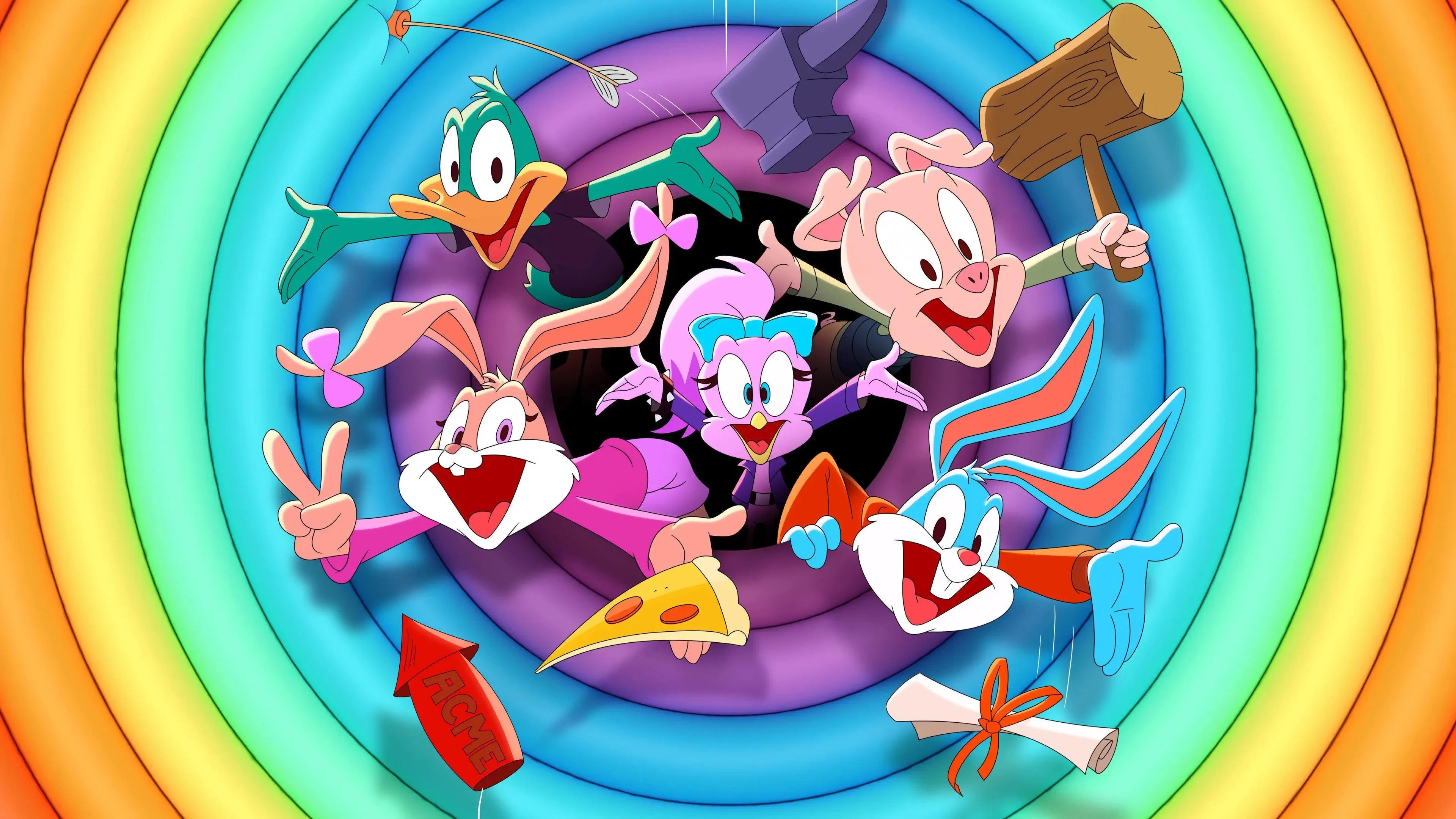 Perfect Tiny Toons Looniversity (2023) Man Cave wall filler - Popcorn Poster Gallery