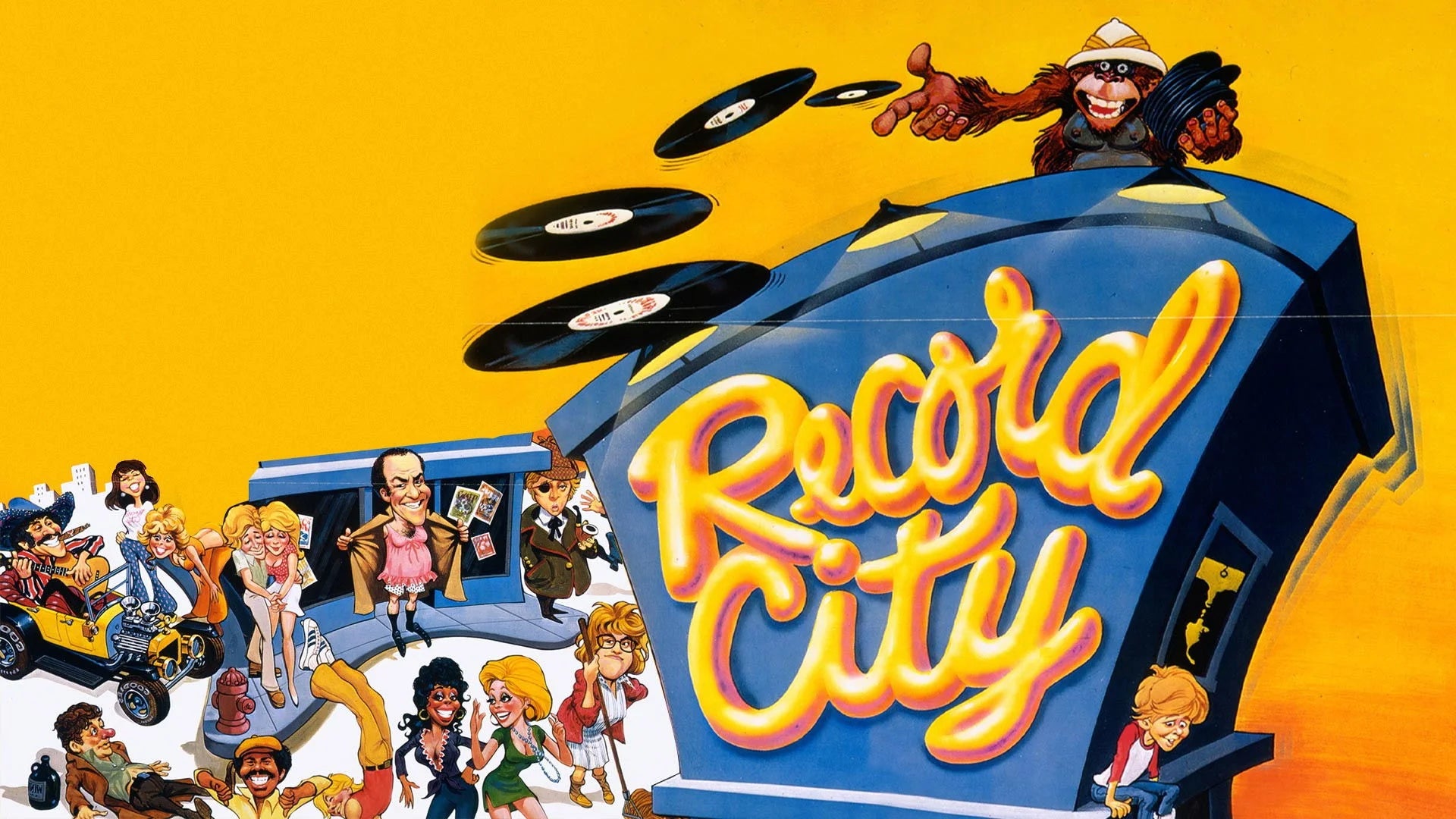 Unique Record City (1978) gift ideas - Available at Popcorn Poster