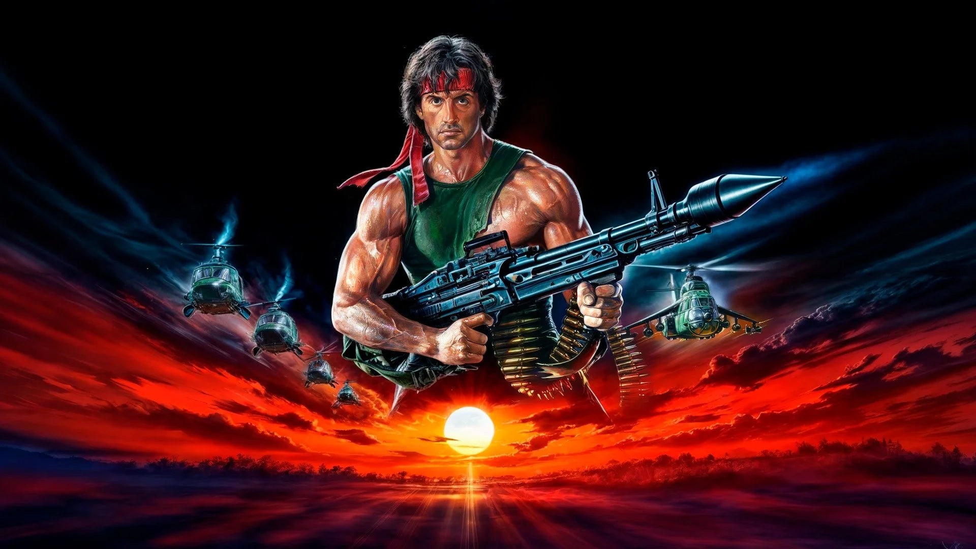 Where to buy Rambo First Blood Part II (1985) posters - Popcorn Poster Shop
